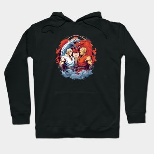 Double Dragon Design Hoodie